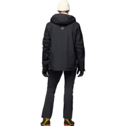 Giacca da alpinismo Norrona Trollveggen Gore-Tex Pro Light Jacket M's Caviar Black