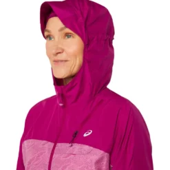 Giacca da trail Asics W Fujitrail Packable Jacket Berry Blackberry