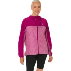 Giacca da trail Asics W Fujitrail Packable Jacket Berry Blackberry