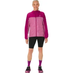 Giacca da trail Asics W Fujitrail Packable Jacket Berry Blackberry