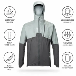 Giacca da trail Millet Intense Pro 2,5L Jacket M Granite Tarmac