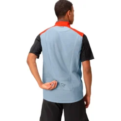 Giacca da trail Norrona senja aero90 Vest M's Arednalin - Blue Fog