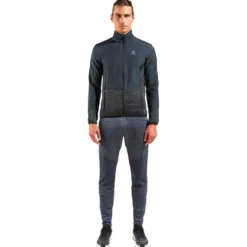 Giacca da trail Odlo Essential Insulator Hybrid Jkt Black