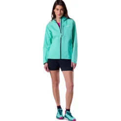 Giacca da trail Rossignol W's Rainproof 2.5L Jelly Mint