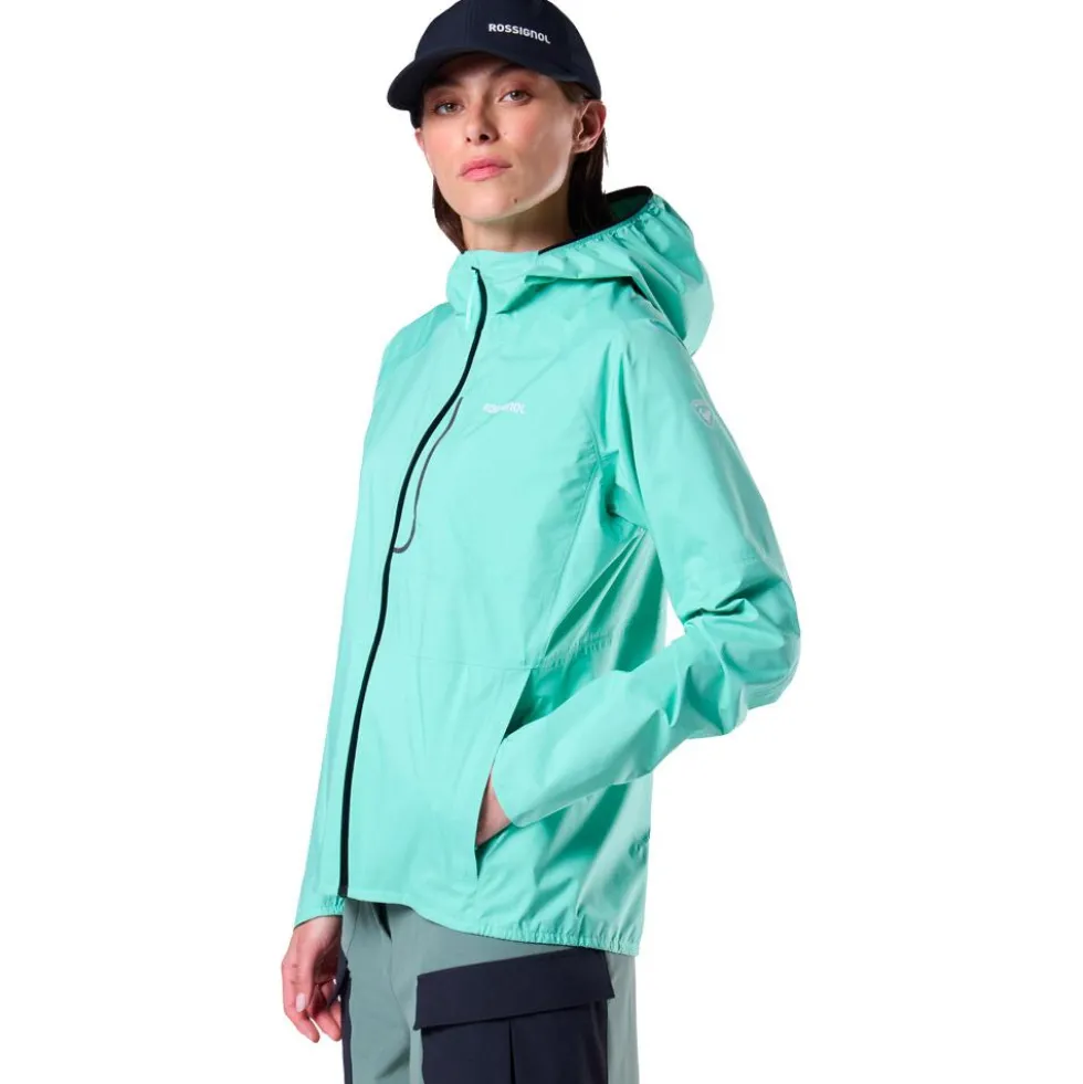 Giacca da trail Rossignol W's Rainproof 2.5L Jelly Mint
