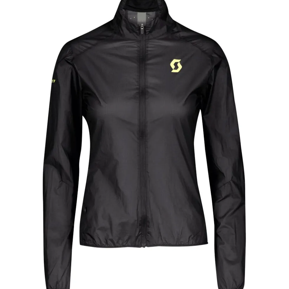 Giacca da trail Scott Jacket W's Rc Run Wb Black Yellow