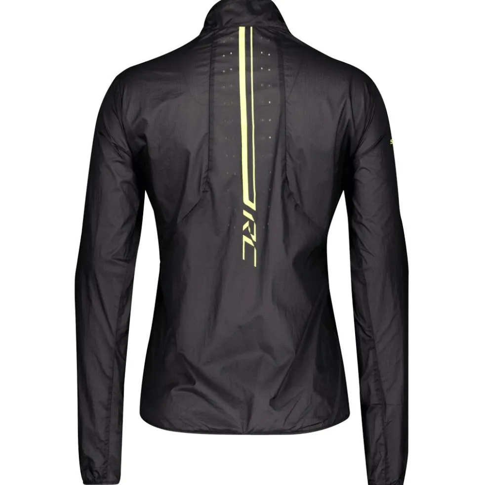Giacca da trail Scott Jacket W's Rc Run Wb Black Yellow
