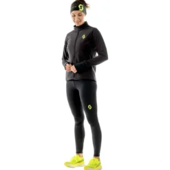 Giacca da trail Scott Jacket W's Rc Run Warm Black Yellow