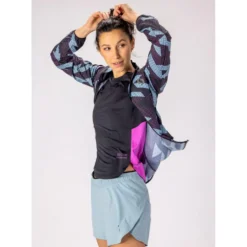 Giacca da trail Scott Jacket W's Endurance Tech Windbreak Black Morning Blue