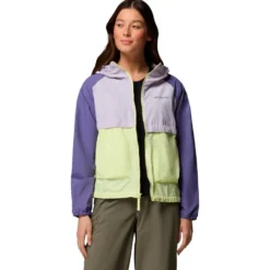 Giacca da trekking Columbia Spire Valley Citron Haze Lavender Pearl Stormwatch