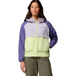 Giacca da trekking Columbia Spire Valley Citron Haze Lavender Pearl Stormwatch