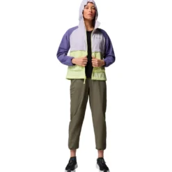Giacca da trekking Columbia Spire Valley Citron Haze Lavender Pearl Stormwatch