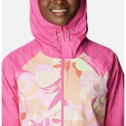 Giacca da trekking Columbia W's Ulica Jacket Peach Floriated