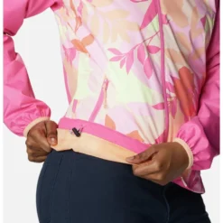 Giacca da trekking Columbia W's Ulica Jacket Peach Floriated