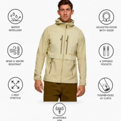 Giacca da trekking Cotopaxi Yermo Hooded Softshell Jacket M Grain