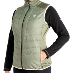 Giacca da trekking DARE2B Liven Gilet Olivine Green