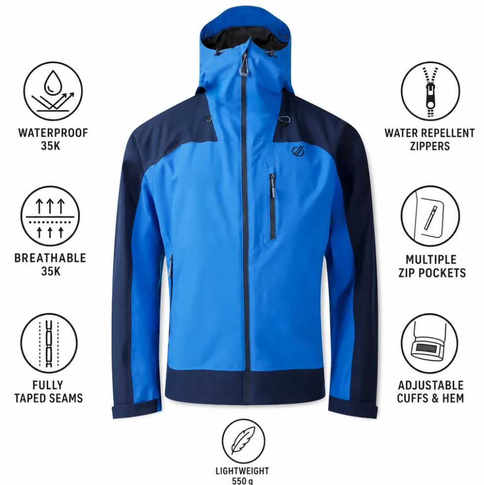 Giacca da trekking DARE2B Torrek III Navy Oxfdblu