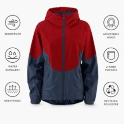 Giacca da trekking Kari Traa Sanne Wind Jacket Red