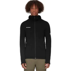Giacca da trekking Mammut Aconcagua Light ML Hooded Black