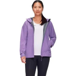 Giacca da trekking Mammut Alto Light Hardshell Hooded Jacket W Lavandin