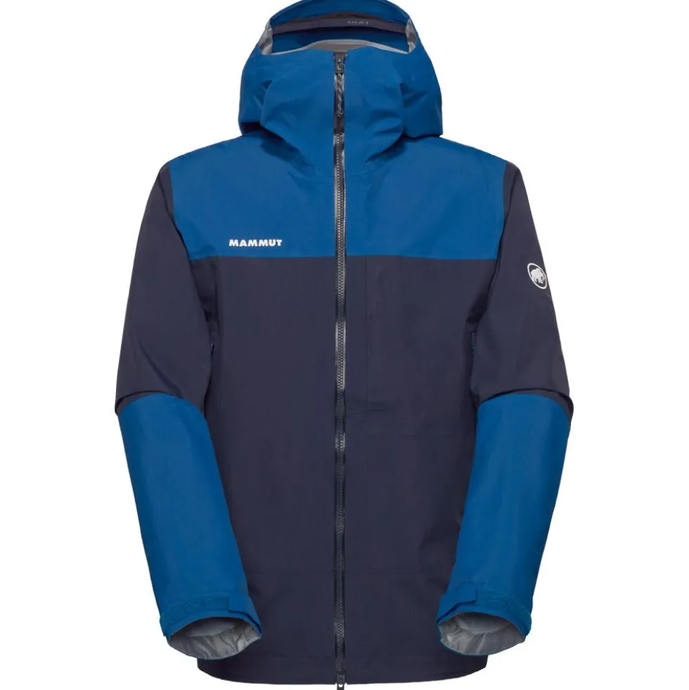 Giacca da trekking Mammut Alto Guide Hardshell Hooded Marine Tschiel