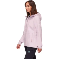 Giacca da trekking Mammut Linard Guide Hardshell Hooded Jacket W Alpine Calamint