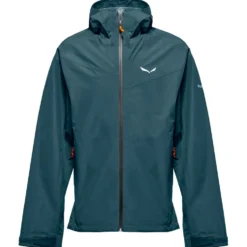 Giacca da trekking Salewa Puez Aqua 4 Ptx 2.5L M Pond Blue