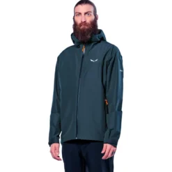 Giacca da trekking Salewa Puez Aqua 4 Ptx 2.5L M Pond Blue