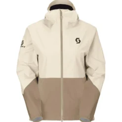 Giacca da trekking Scott W's Explorair Light Dryo 2.5 Layer Cotton White Toast Beige