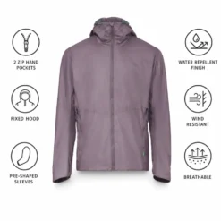 Giacca da trekking Vaude Men's Scopi Insulation Jacket Purple Ash