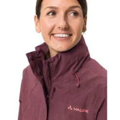 Giacca da trekking Vaude Women's Rosemoor Jacket II Dark Cherry