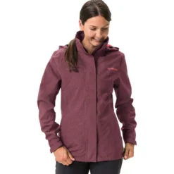 Giacca da trekking Vaude Women's Rosemoor Jacket II Dark Cherry