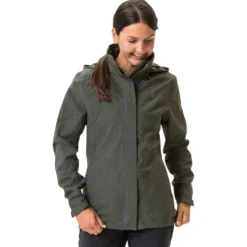 Giacca da trekking Vaude Women's Rosemoor Jacket II Khaki