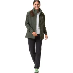 Giacca da trekking Vaude Women's Rosemoor Jacket II Khaki