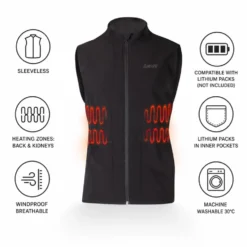 Giacca Lenz Heat Vest 1.0 Women Black