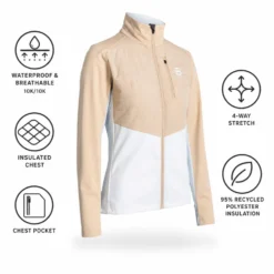 Giacca sci di fondo Bjorn Daehlie Jacket Power Women Warm Sand