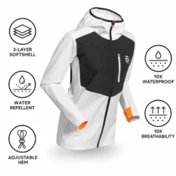Giacca sci di fondo Bjorn Daehlie Jacket Power Wmn Snow White