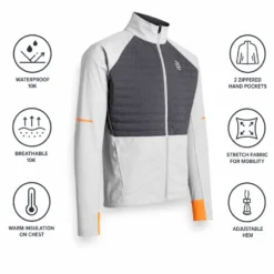 Giacca sci di fondo Bjorn Daehlie Jacket Challenge 3.0 Men Quiet Grey