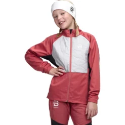 Giacca sci di fondo Bjorn Daehlie Jacket Challenge 2.0 Jr Dusty Red