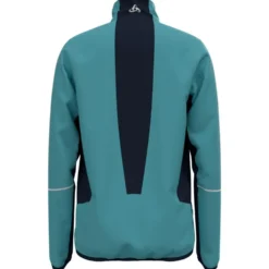 Giacca sci di fondo Odlo Engvik Junior Jkt Reef Waters Dark Sapphire