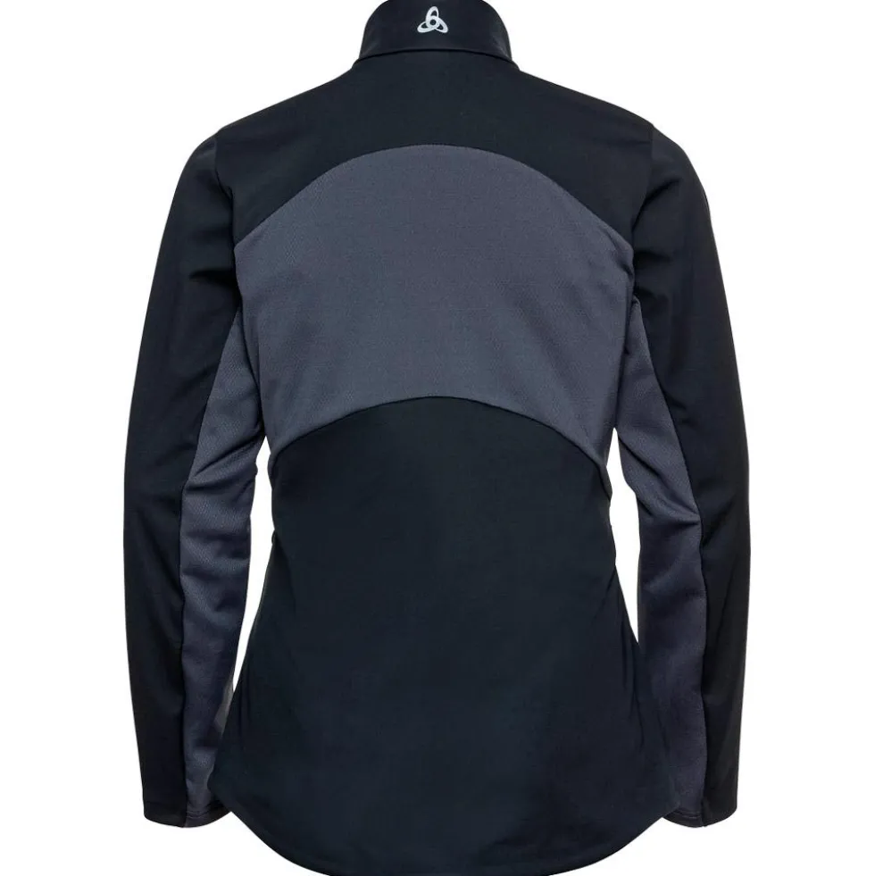Giacca sci di fondo Odlo Markenes Wmn Jkt Dark Sapphire Reef Waters