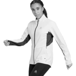 Giacca sci di fondo Odlo Markenes Wmn Jkt Dark Sapphire Reef Waters