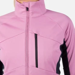 Giacca sci di fondo Rossignol W Genetys Jkt Moonlite Mauve