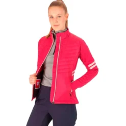 Giacca sci di fondo Rossignol W Poursuite Warm Jkt Cherry