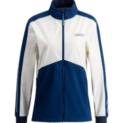 Giacca sci di fondo Swix Cross Jacket W Estate Blue White