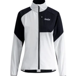 Giacca sci di fondo Swix Focus Wind Jacket W Bright White Black