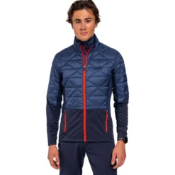 Giacca sci di fondo Swix Infinity Hybrid Insulated Lake Blue Dark Navy