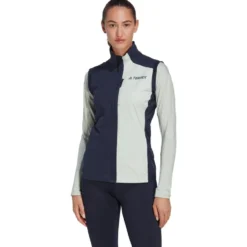 Gilet adidas W Xpr Xc Vst Legend Ink Linen Green