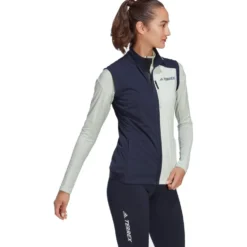 Gilet adidas W Xpr Xc Vst Legend Ink Linen Green