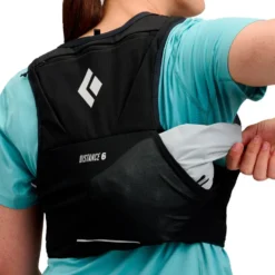 Gilet da trail Black Diamond Distance 6 Hydration Vest Black